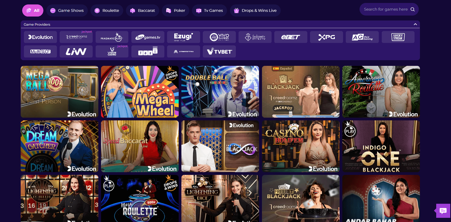 Crashinoライブカジノ