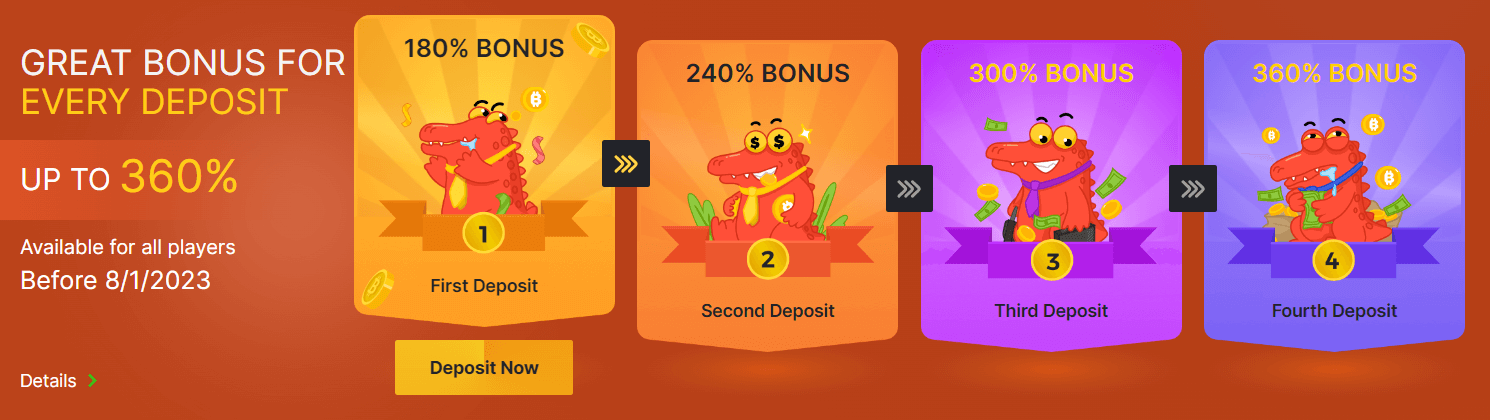 BC.GAME Welcome Bonus