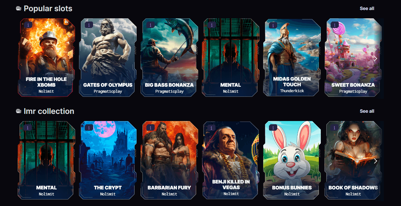 Ybetsカジノゲーム