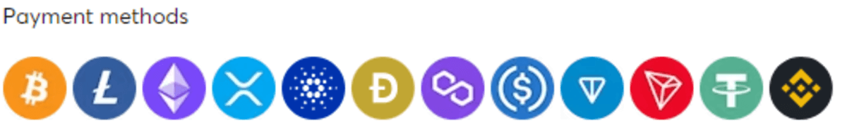 Bitcasino支払い方法