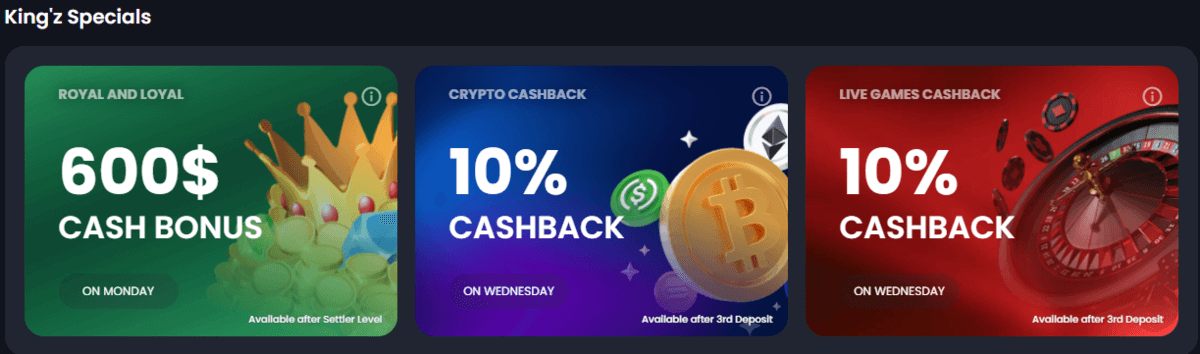 Bitkingzキングズスペシャルボーナス