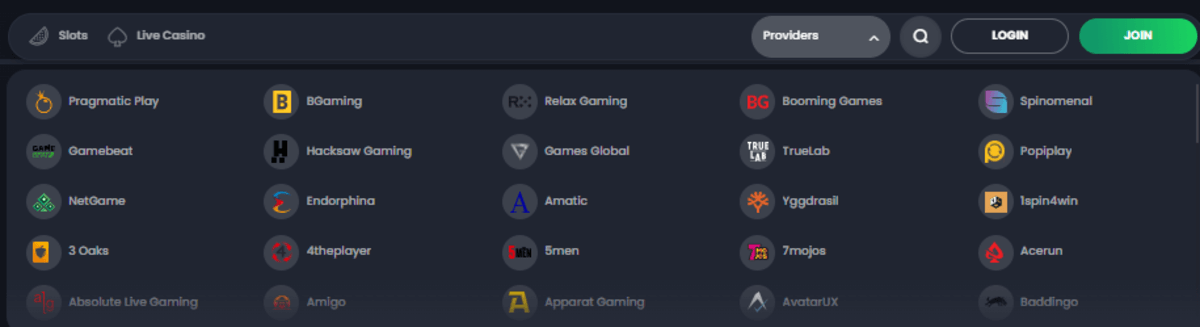 Bitkingzソフトウェアプロバイダー