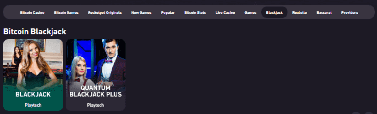 Rocketpot ブラックジャック