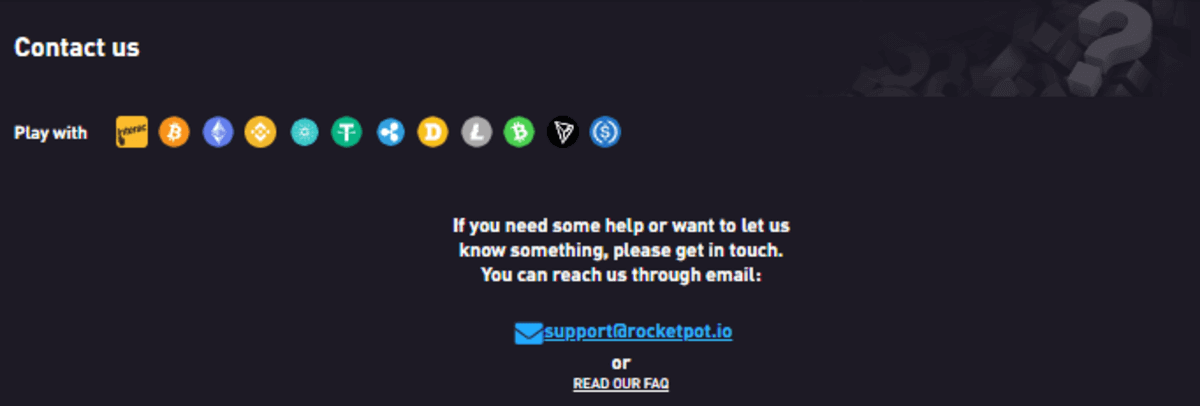 Rocketpot お問い合わせ